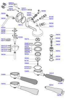 Wega - New model group head and portafilters