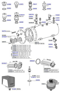 Wega - Elements and boiler components
