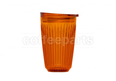 ﻿﻿Huskee Renew Cup with Lid 12oz (355ml): Amber