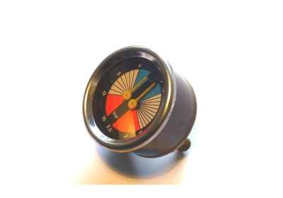 Double Scale Pressure Gauge 0-2.5/0-16 Bar 1/8" BSP Ø 60mm