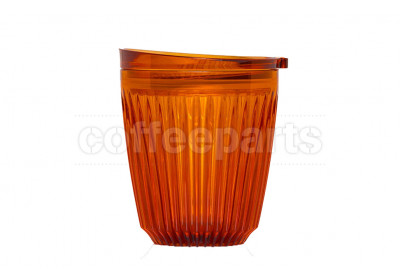 ﻿﻿Huskee Renew Cup with Lid 8oz (237ml): Amber