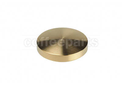 Reg Barber 54mm tamper tamping base only: brass us-curve 