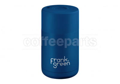 Frank Green Ceramic Reusable Coffee Cup - 10oz / 295ml: Deep Ocean (Blue)