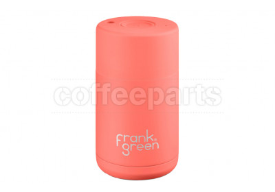 ﻿Frank Green Ceramic Reusable Coffee Cup - 10oz / 295ml: Living Coral 