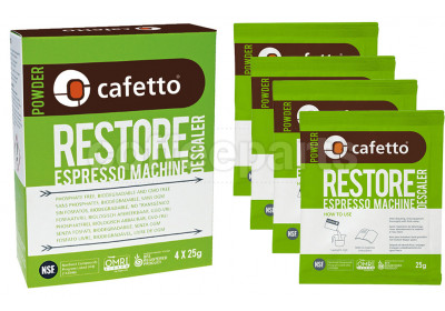 Cafetto Restore Coffee Machine Descaler (4 pack)