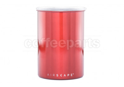 Airscape Medium Classic Coffee Storage Vault: Red