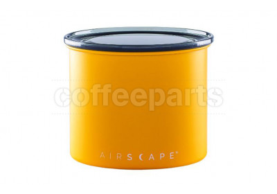 Airscape Small Classic Coffee Storage Vault: Matte Yellow
