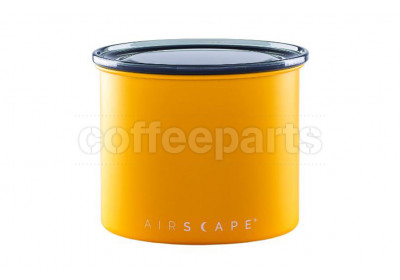 Airscape Small Classic Coffee Storage Vault: Matte Yellow