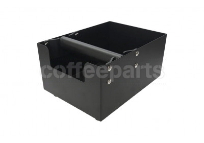 Stainless Steel Knock Box: Black