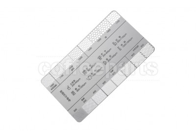 Cafe de Kona Grinding Size Reference Card