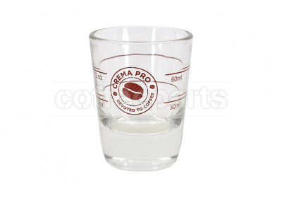 Crema Pro 30/60ml Coffee Shot Glass