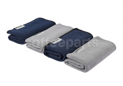 MHW Four Towels Set 2 Grey + 2 Dark Blue