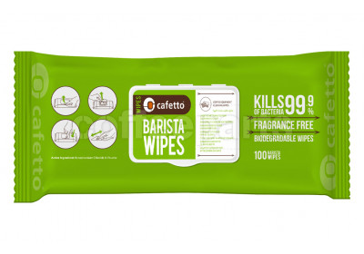 Cafetto Barista Wipes - Coffee Equipment Cleaning Wipes