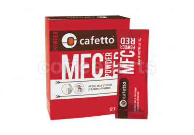 Cafetto MFC Red Powder Coffee Machine Milk Line Cleaner 12 x 10g Sachets