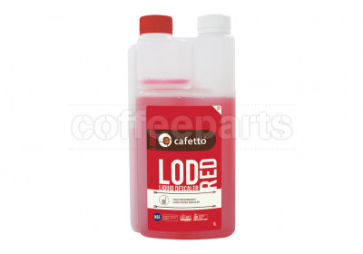 Cafetto 1lt LOD Red Organic Liquid Coffee Machine Descaler