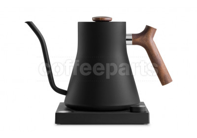 Stagg EKG Electric Kettle: Matte Black + Walnut