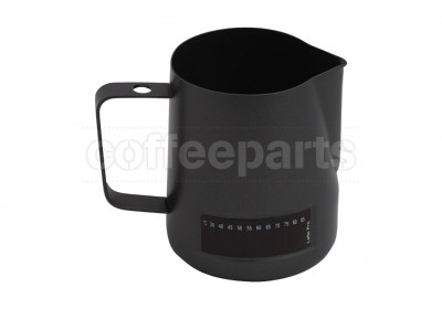 Latte Pro 600ml milk jug with built-in thermometer : Matte Black
