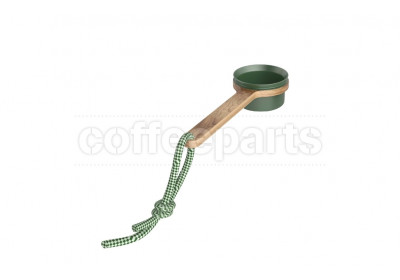 Airflow Coffee Bean Scoop Long Wooden Handle: 12g Dark Green