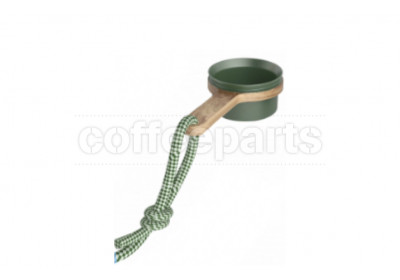 Airflow Coffee Bean Scoop Short Wooden Handle: 12g Dark Green