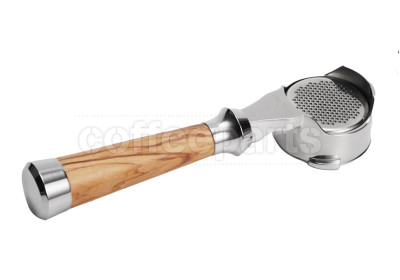Muvna Lucifer DeLonghi 3-Lugs Coffee Portafilter: 51mm Wood Grain