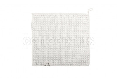 Muvna Small Waffle Barista Towel: 30x30 White