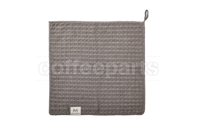 Muvna Small Waffle Barista Towel: 30x30 Grey