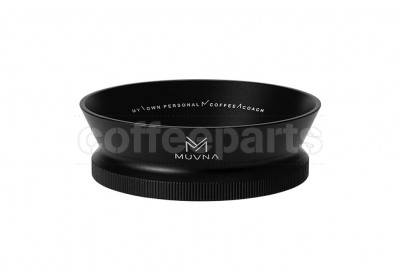 Muvna Stainless Steel 58mm Magnetic Dosing Ring: Black