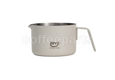 Muvna Stainless Steel Espresso Cup: 100ml White