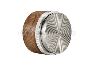 Muvna Solid Wood Tamper: 51mm Walnut Threaded Bottom