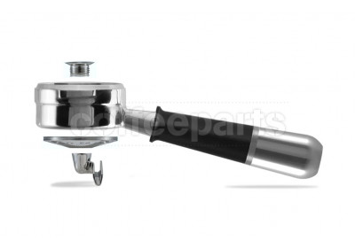 Pesado Hybrid Double Portafilter: Black/Silver - to fit LM/E61