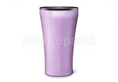Sttoke 12oz Ceramic Reusable Coffee Cup: Unicorn Purple