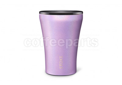 Sttoke 8oz Ceramic Reusable Coffee Cup: Unicorn Purple