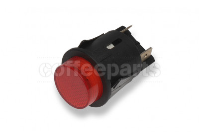 2-pole red luminous switch