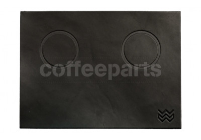 Weber Workshops Leather Tamping Mat: Black 