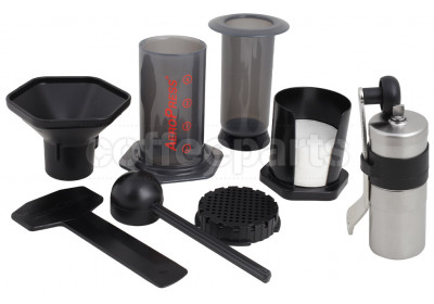 Aeropress Coffee Maker Kit inc Porlex Mini Grinder and 350 Filters