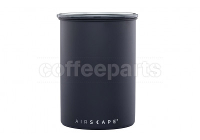 Airscape Medium Classic Coffee Storage Vault: Charcoal (Matte Black)