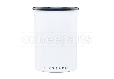 Airscape Medium Classic Coffee Storage Vault: Chalk (Matte White)