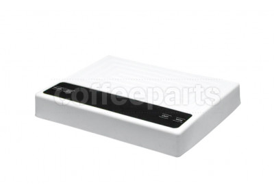 Artisan Barista Coffee Scale: Matte White timer scale precision.  
