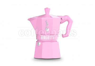 Bialetti 3 Cup Moka Exclusive Stove Top Coffee Maker: Pink