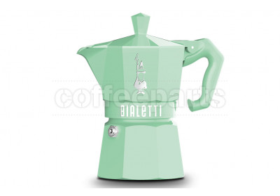 Bialetti 6 Cup Moka Exclusive Stove Top Coffee Maker: Green