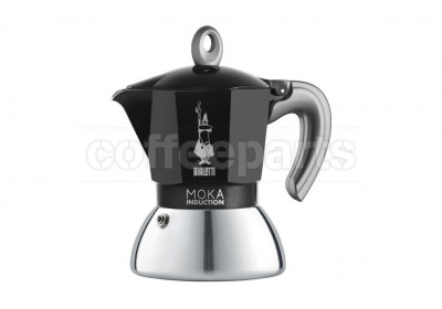 Bialetti 2 Cup Moka Induction Coffee Maker: Black
