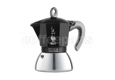 Bialetti 4 Cup Moka Induction Coffee Maker: Black