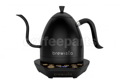 Brewista 1lt Artisan Variable Temp Gooseneck Kettle: Black/Black