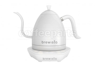 Brewista 1lt Artisan Variable Temp Gooseneck Kettle: White/White