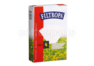 Filtropa #4 Bleached 40pk Filter Papers for V-Shaped Coffee Drippers