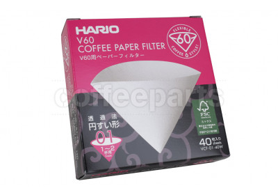 Hario 1-Cup V60 Drip Filter Papers (40pcs) 