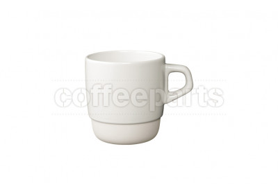 Kinto 320ml White Stacking Coffee Mug 