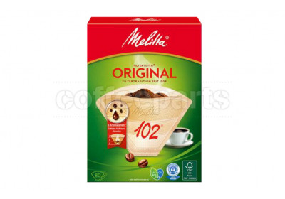 Melitta 102 Brown Paper Filters - 80 Pk 