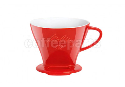Melitta 102 Pour Over Dripper: Red