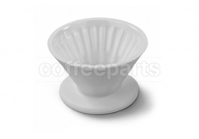 Timemore 1-Cup Ceramic Coffee Dripper: White